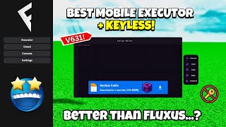 NEW ROBLOX KEYLESS MOBILE EXECUTOR V631  Fluxus Script  BEST Free Roblox Executor [upl. by Terej]