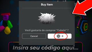 VAZOU NOVOS CÓDIGOS DE CABELOS GRÁTIS NO ROBLOX🤫 CORRE PARA PEGAR [upl. by Llien]