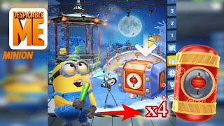 Minion Rush Partier Congratulation Open 4 Prize Pods and Got Rewards Stage 4 In Dance Of The Dragon [upl. by Gilbye]