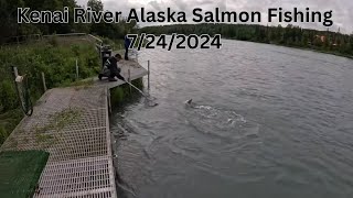 Alaska Kenai River salmon fishing July 24 2024 [upl. by Dorthea503]