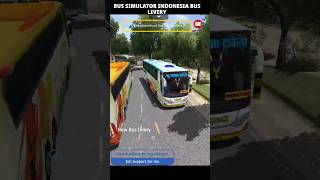 New bus livery  bus simulator indonesia  sorts trendingshorts shorts bussimulatorindonesia [upl. by Yenmor]