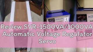 Review SVR1500VA1000VA Automatic Voltage Regulator Servo Type AVR Time Delay Analog Volt Meter [upl. by Gnoy]