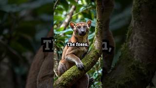 Fossa Madagascar’s Stealthy Predator  Lemur Hunter in Action species nature facts predator [upl. by Sej]