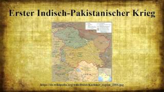 Erster IndischPakistanischer Krieg [upl. by Noam887]