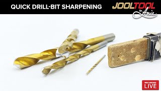 QUICK DRILL BIT SHARPENING [upl. by Arlena]