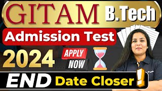 💥GAT Exam 2024 Full Details🤩GITAM Engineering Entrance Examination📢 BTech2024 GAT2024 GITAM [upl. by Nnaeoj319]