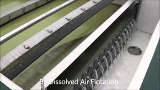 Dissolved Air Flotation DAF System  Removes Algae from Reservoir Water  Siltbuster Limited [upl. by Fesoy437]