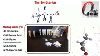 Amino Acids 2 The Zwitterion used to explain the physical and chemical properties of amino acids [upl. by Einnil]