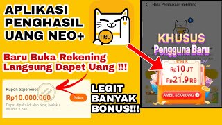 Cara Menghasilkan Uang Di Aplikasi NeoBNC Bank Neo Commerce  Cara Daftar Rekening Neo Bank [upl. by Amerak]