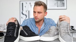 Giuseppe Zanotti London Suede Trainers Unboxing  Mens Fashion 2020 [upl. by Harwilll]