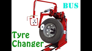 Butler Truck Tyre Changer NAV01N [upl. by Saire772]