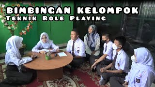 LAYANAN BIMBINGAN KELOMPOK  TEKNIK ROLE PLAYING  BERMAIN PERAN PPL PPGBK Daljab UPI 2022 [upl. by Annauqal]