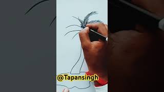 Tree drwaing hindisong song bollywood music love 🌳amazing drwaing drawing shortvideo [upl. by Atinehs]