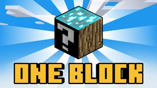 MINECRAFT CON SOLO UN BLOCCO  MINECRAFT ONE BLOCK ITA [upl. by Demaggio116]