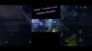 Nahida amp Raiden Make Floor 122 Look LIKE A JOKE genshinimpact f2p enviosity sevyplays [upl. by Dorris]