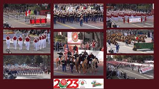 Marching Bands of the 2023 Pasadena Tournament of Roses Parade [upl. by Struve481]