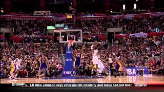 Chris Paul StepBack Jumper Over Kobe Bryant To Beat Buzzer  Lakers  Clippers 142013 [upl. by Enelyad]