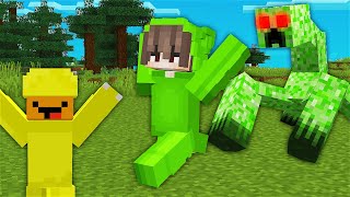 I Pranked My Friend With MUTANT MOBS In Minecraft [upl. by Kcod756]