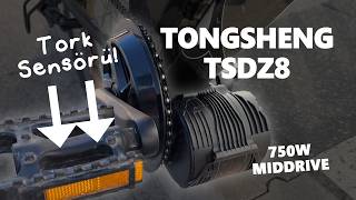 Tongsheng 750W Middrive Elektrikli Bisiklet Dönüşüm Kiti İncelemesi [upl. by Netloc]