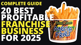 20 BEST PROFITABLE Franchise Business Ideas for 2025  Franchise Republic [upl. by Delphina]