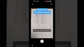 Transformer un tableau imprimé en fichier Excel en un éclair ⚡  Astuce Excel [upl. by Aleemaj]