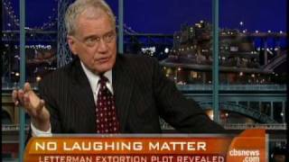 David Letterman Extortion Details [upl. by Bum353]