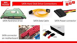 How to Connect SATA Hard Disk to motherboard [upl. by Atin]