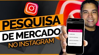 5 dicas de COMO FAZER PESQUISA DE MERCADO NO INSTAGRAM lista com 16 perguntas na legenda [upl. by Adidnac]