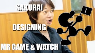 Sakurai when designing Mr Game amp Watch in Ultimate Inspired by UR2SLOW [upl. by Aihsit400]