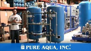 Doble Alterna Ablandador del Agua Kuwait 50 GPM  wwwPureAquacom [upl. by Seligman]