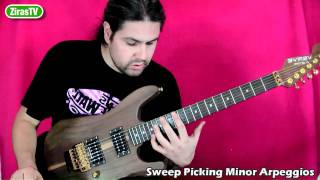 Sweep Picking Minor Arpeggios the easy way  Lick of the Week 98 [upl. by Town514]