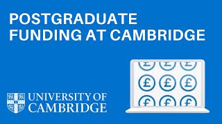 Postgraduate funding at Cambridge  GoingToCambridge [upl. by Pelligrini]