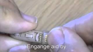 How to fit a Siemens DSSIG DAI shoe to a hearing aid [upl. by Annoda]