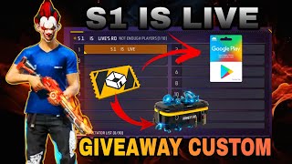 FREE FIRE LIVE REDEEM CODE GIVEAWAY CUSTOM 😜 freefire giveway freefirelive [upl. by Nathalie165]