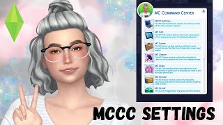 MCCC Settings thesims4 [upl. by Kelwen]