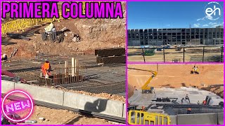 🔴OBRAS CAMP NOU3 de Noviembre⚠️Preparan la primera columna [upl. by Artie83]