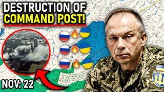 22 Nov Destruction of Russia’s Command Post in Kursk Region  Update from Ukraine [upl. by Aanas]