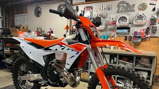 2023 KTM XCSX relayed lighting kit overview and install part 1 [upl. by Nerb]