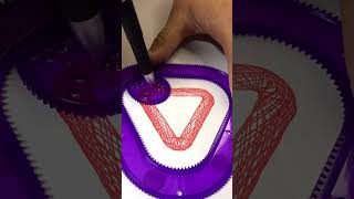 🔥 Viral Geometric Pattern Everyones Making TrendingArt spirograph [upl. by Ellenad200]