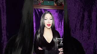 Jessica Felice 2 Morticia Addams Family Halloween Makeup Costume Cosplay SuperFan Hype Shorts [upl. by Rehpotsrik654]