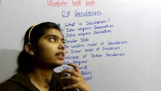 Class 11th Political Theory Ch8Part1Secularism [upl. by Kamillah76]