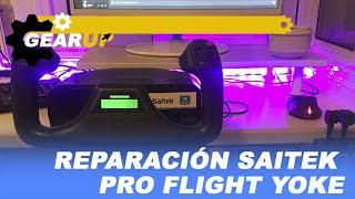 Saitek Pro Flight Yoke  Solución al bloqueo de profundidad  0 stops  FLIGHT SIMULATOR En español [upl. by Noissap600]