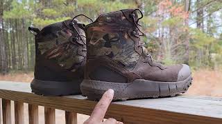 Under armour tactical grade valsetz reaper boots initial first review [upl. by Nitsa]