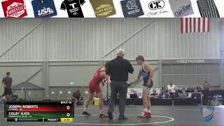 Mat 2 160 Joseph Roberts Illinois Vs Colby Njos Minnesota Blue [upl. by Sulamith573]