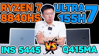 So sánh Ryzen 7  8840HS vs Core Ultra 7 155H  AMD lại tiếp tục Vượt Mặt Intel  LaptopAZ [upl. by Zerimar]