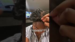 EASY Faux Locs Take Down Method  looped faux locs [upl. by Safier]