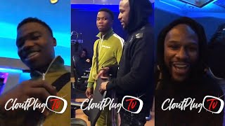 Roddy Ricch In The Studio With Floyd Mayweather [upl. by Notlem97]