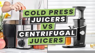 Cold Press Juicers vs Centrifugal Juicers  Which is Best [upl. by Kallman539]