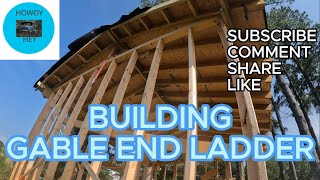 How To Frame Gable Roof Overhangs builder diy reels workshop construction selfimprovement [upl. by Eleon]