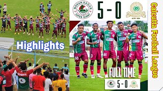 CFL 💥 Mohun Bagan SG vs Eastern Railway SC Match Highlights Vlog All Goal 5  0 [upl. by Gonsalve]